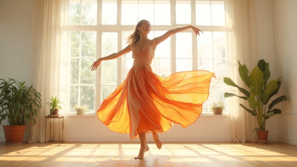 Persona che danza o si muove espressivamente con la musica
