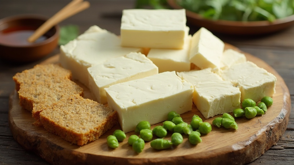Varietà di tofu e prodotti a base di soia